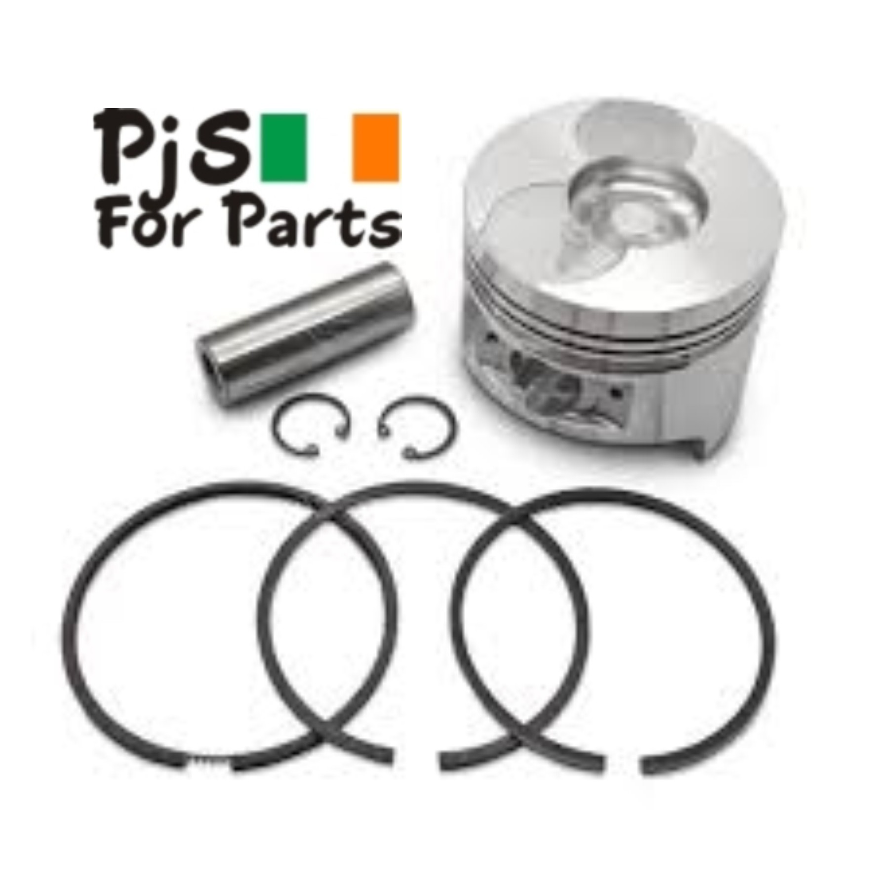 Complete Piston Assembly With Rings Fits Yanmar L100 Engine