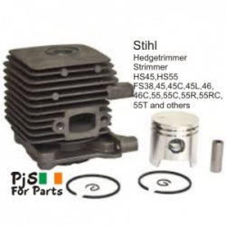 Stihl Cylinder kit for HS45,HS55,FS38,FS45,FS45C, FS45L,FS46,FS46C,FS55,FS55C,FS55R,FS55RC,FS55T and others